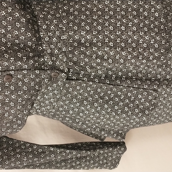 80s Does 40s Vintage Skirt Set Peplum Dress Modest Cotton by You Too Babes - Picture 5 of 15